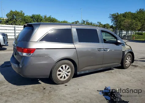 2017 Honda Odyssey Exl from USA, damaged, VIN 5FNRL5H63HB011477